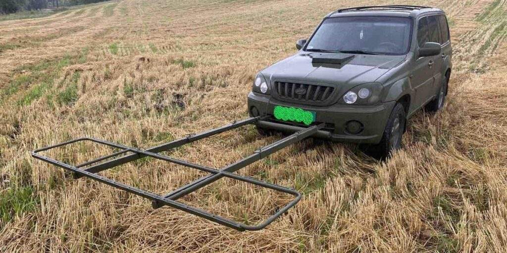 Міношукач на автомобіль, трактор, комбайн. Польовий тест